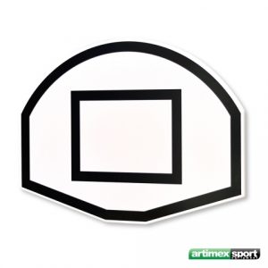 Panneau de basketball Artimex demi lune 120 x 90 cm,code 169