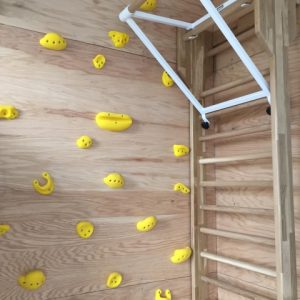 Set Gymnastic(Espalier en Chêne+Barre de traction), référence 249-E