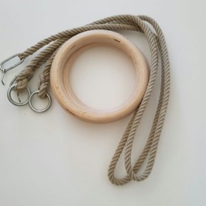 Anneaux de gymnastique en bois, référence 1163