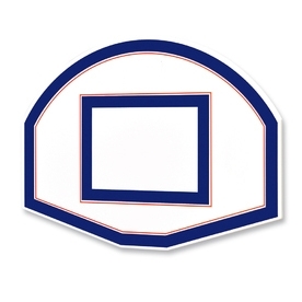 Panneau de basket demi lune 90 x 120 cm ,ref 169-C